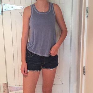 American Eagle Soft and Sexy Blue Tank